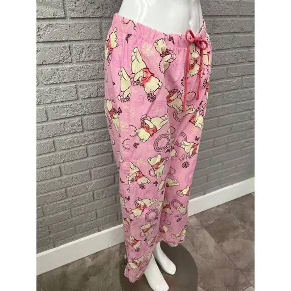Disney Winnie The Pooh Women's Pink Lounge/ Pajama Pant Size M - Picture 4 of 7